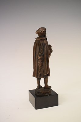 Lot 161 - Emile Namur - Bronze figure of Martin Luther as 'Junker Jorg'