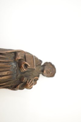 Lot 161 - Emile Namur - Bronze figure of Martin Luther as 'Junker Jorg'