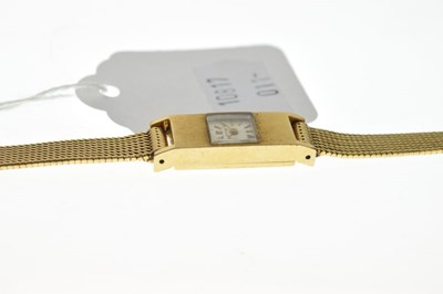 Lot 74 - Emka - Lady's yellow wristwatch stamped '18k'
