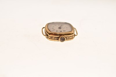 Lot 75 - George V lady's 18ct gold cased wristwatch, dial marked 'Rolex'