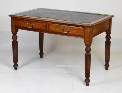 Lot 505 - Victorian mahogany writing table