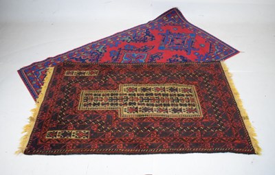 Lot 437 - Caucasian rug, and a Turkey pattern rug