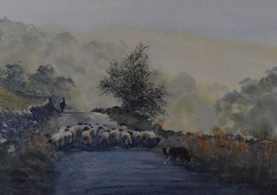 Lot 353 - Brian Irving (1931-2013) - Watercolour, 'In the Dales'