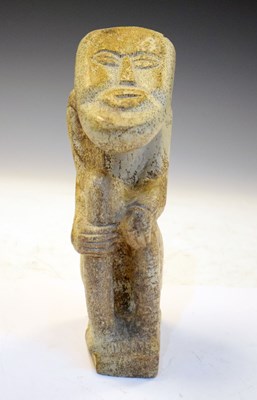 Lot 264 - Primitive seated figure