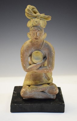 Lot 168 - Antiquities - Pre Columbian type Mayan Jaina island clay figure