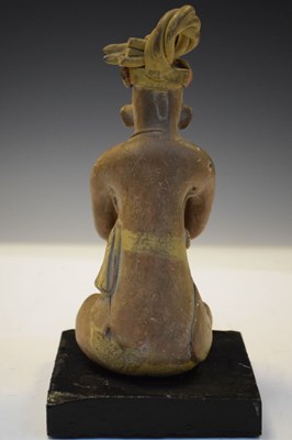 Lot 168 - Antiquities - Pre Columbian type Mayan Jaina island clay figure