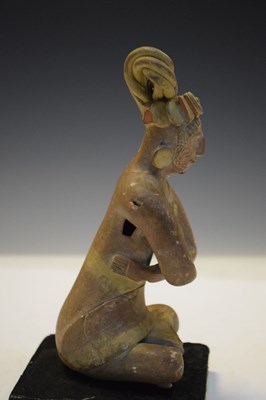 Lot 168 - Antiquities - Pre Columbian type Mayan Jaina island clay figure