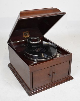 Lot 618 - HMV table top gramophone