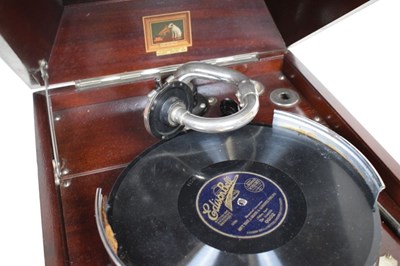 Lot 618 - HMV table top gramophone