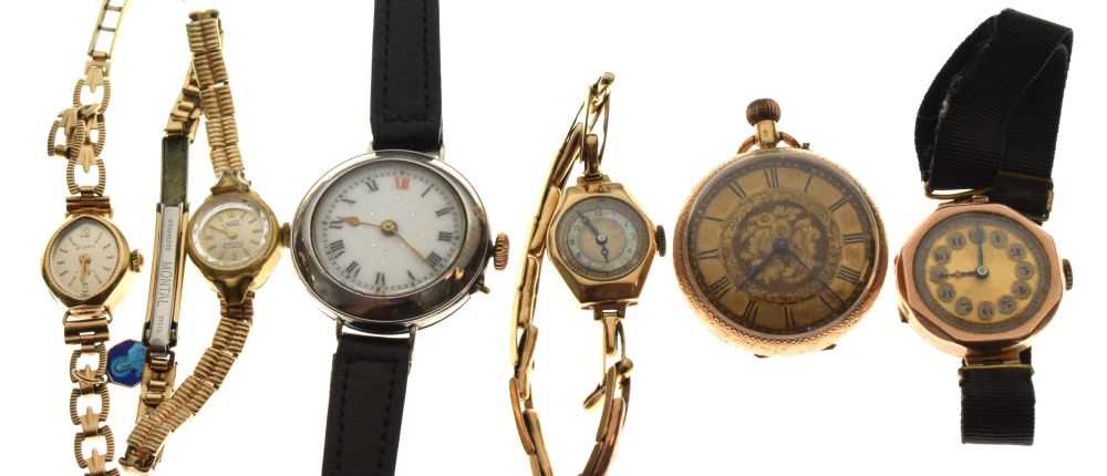 Lot 115 - Assorted ladies gold and other watches