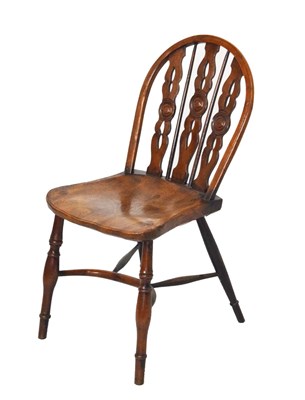 Lot 484 - 19th Century ash and elm Windsor chair