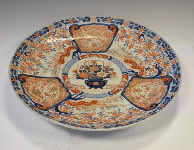 Lot 371 - Japanese Imari porcelain charger