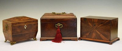 Lot 462 - Three tea caddies