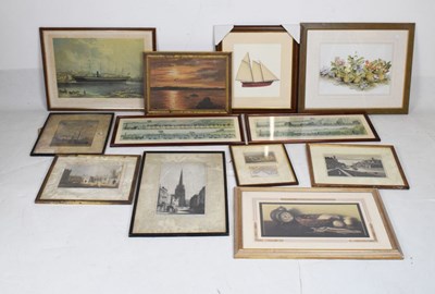 Lot 613 - Various prints, etc