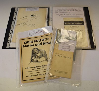 Lot 268 - Group of artists' exhibition catalogues