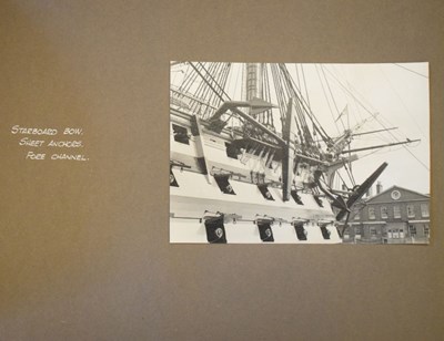Lot 172 - Album relating to HMS Victory