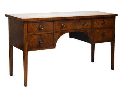 Lot 584 - Regency-style mahogany sideboard