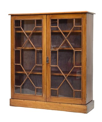 Lot 643 - Georgian style mahogany bookcase