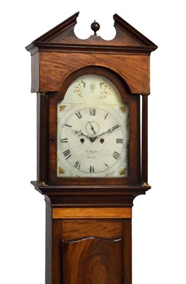 Lot 400 - Early 19th Century inlaid mahogany cased 8-day longcase clock