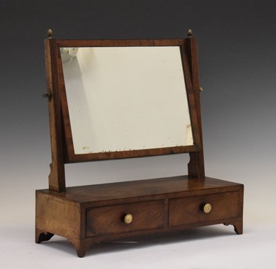 Lot 541 - 19th Century mahogany dressing table mirror