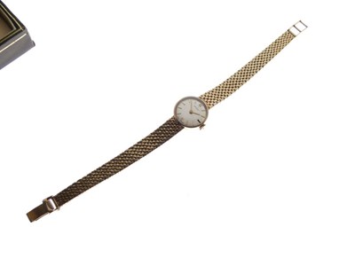 Lot 72 - Lady's Marvin 9ct gold wristwatch