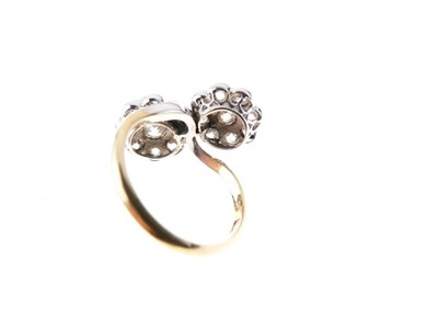 Lot 11 - Double cluster cross-over ring