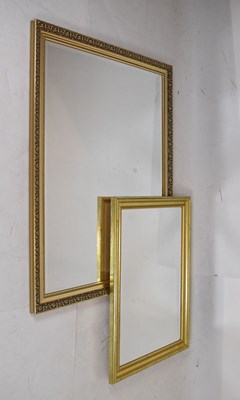 Lot 752 - Two modern gilt framed wall mirrors