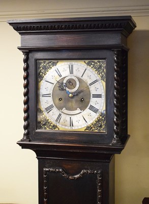 Lot 398 - Early 20th Century oak-cased 8-day longcase clock retailed by Selfridge, London