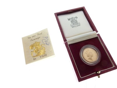Lot 120 - Elizabeth II gold sovereign, 1985, cased