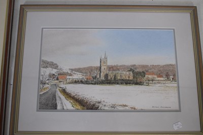 Lot 499 - Watercolours - Brian Sanders & Scammell