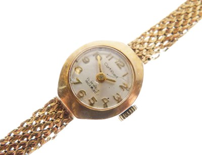 Lot 73 - Cortebert - Lady's 9ct gold wristwatch