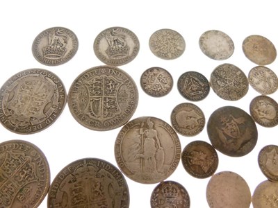 Lot 138 - Coins - Various GB silver coinage, mainly Edward VII and George V