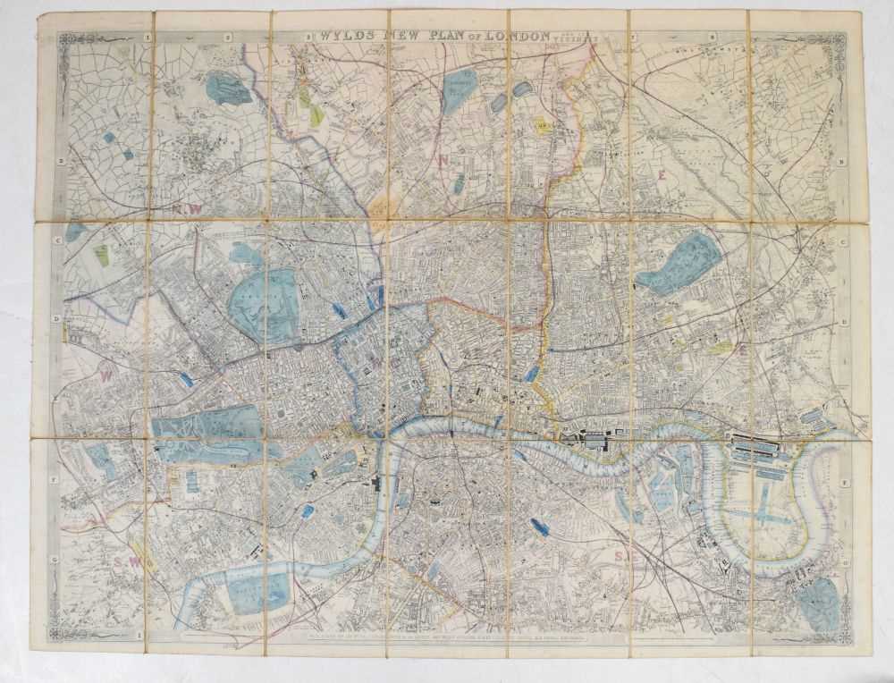 Lot 285 - Wyld's New Plan of London and its vicinity