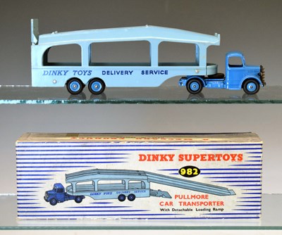 Lot 284 - Dinky Supertoys -  Boxed 982 Pillmore car Transporter with boxed 794 Detachable Loading Ramp