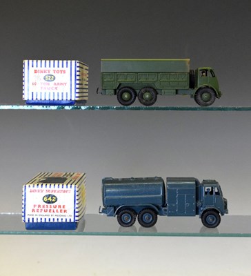 Lot 286 - Dinky Toys/ Supertoys - 642 Pressure Refueller, together with 622 10-Ton Army Truck