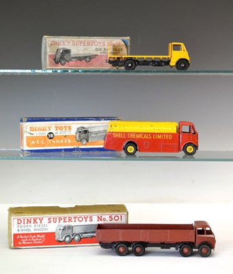 Lot 299 - Dinky Toys / Supertoys - Three boxed diecast model vehicles