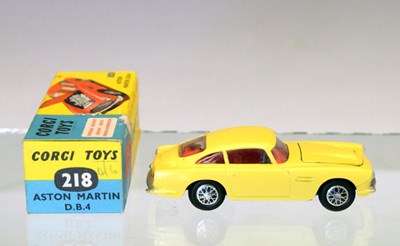 Lot 270 - Corgi Toys - 218 Aston Martin D.B.4, boxed