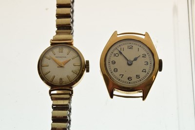 Lot 120 - Lady's 18ct gold wristwatch head