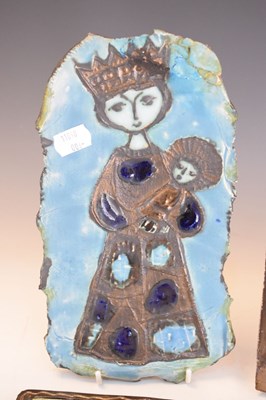 Lot 483 - Three Wye pottery tile plaques