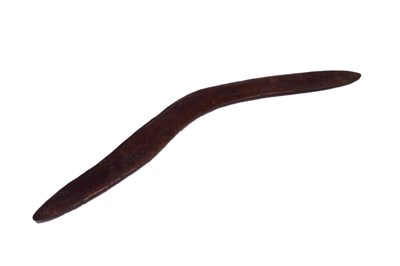 Lot 172 - Australian First Peoples stone carved boomerang