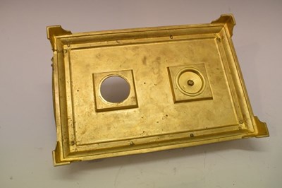 Lot 155 - 19th Century gilt metal desk stand