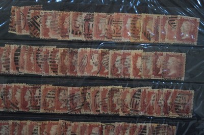 Lot 158 - Quantity of Victorian 2d Two Penny Blues and 1d Penny Reds postage stamps