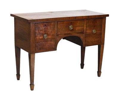 Lot 609 - Regency inlaid mahogany sideboard