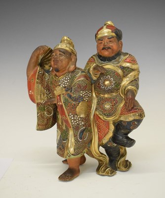 Lot 232 - 20th Century Japanese Satsuma porcelain figural group