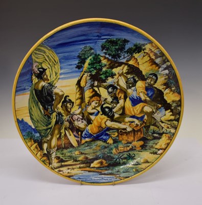 Lot 301 - Cantagalli Large Italian maiolica dish