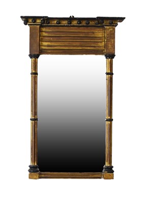 Lot 449 - Regency giltwood pier mirror