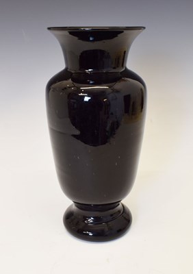 Lot 306 - Amethyst glass vase