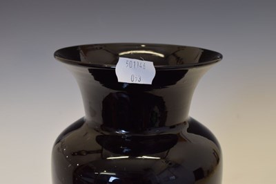 Lot 306 - Amethyst glass vase