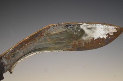 Lot 324 - Gurka kukri, together with two Indian sidelock pistols