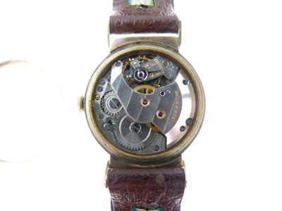 Lot 68 - J.W. Benson - Mid-size 9ct gold manual wind wristwatch